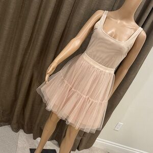 Alice + Olivia Cream Midi Dress